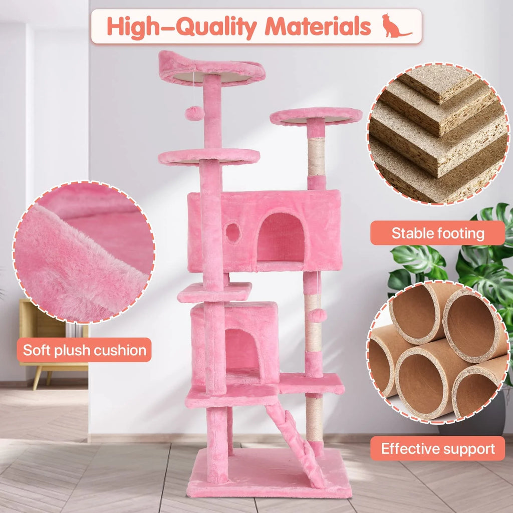 Rascador para Gatos Rosa - imagen 5