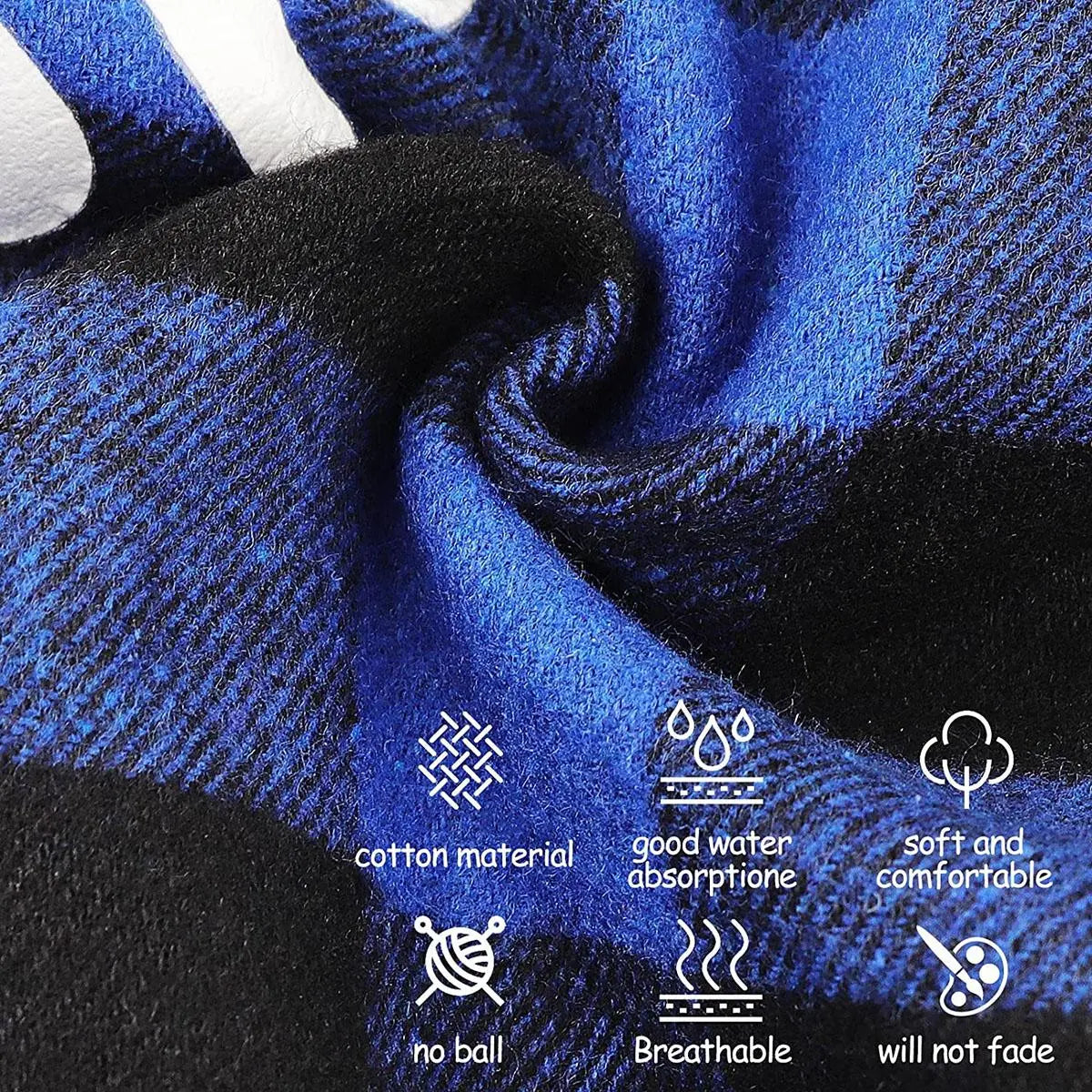 Bandana para Mascotas Azul. - imagen 5