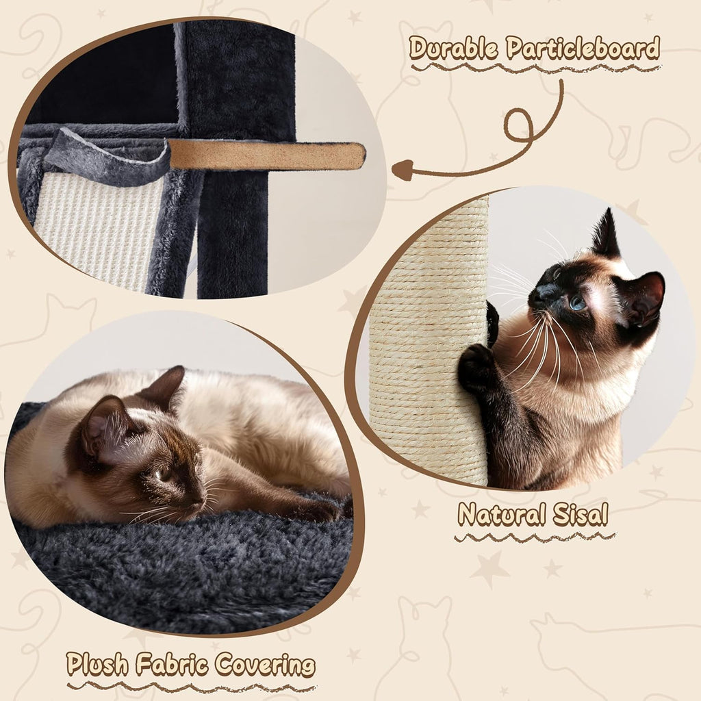 Rascador para Gatos Negro - imagen 6