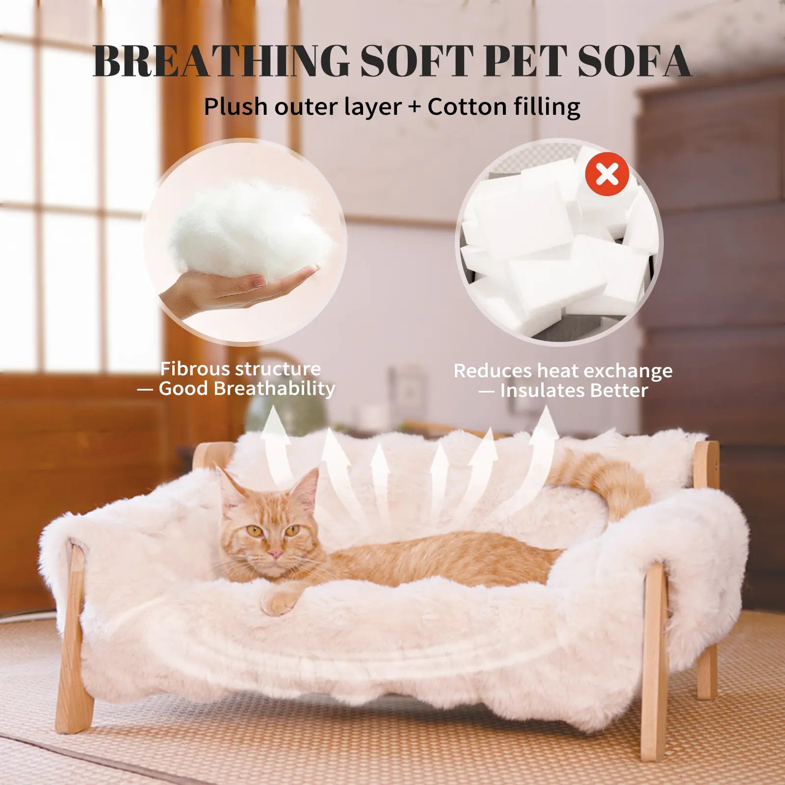 Cama para Perros Blanco - imagen 6