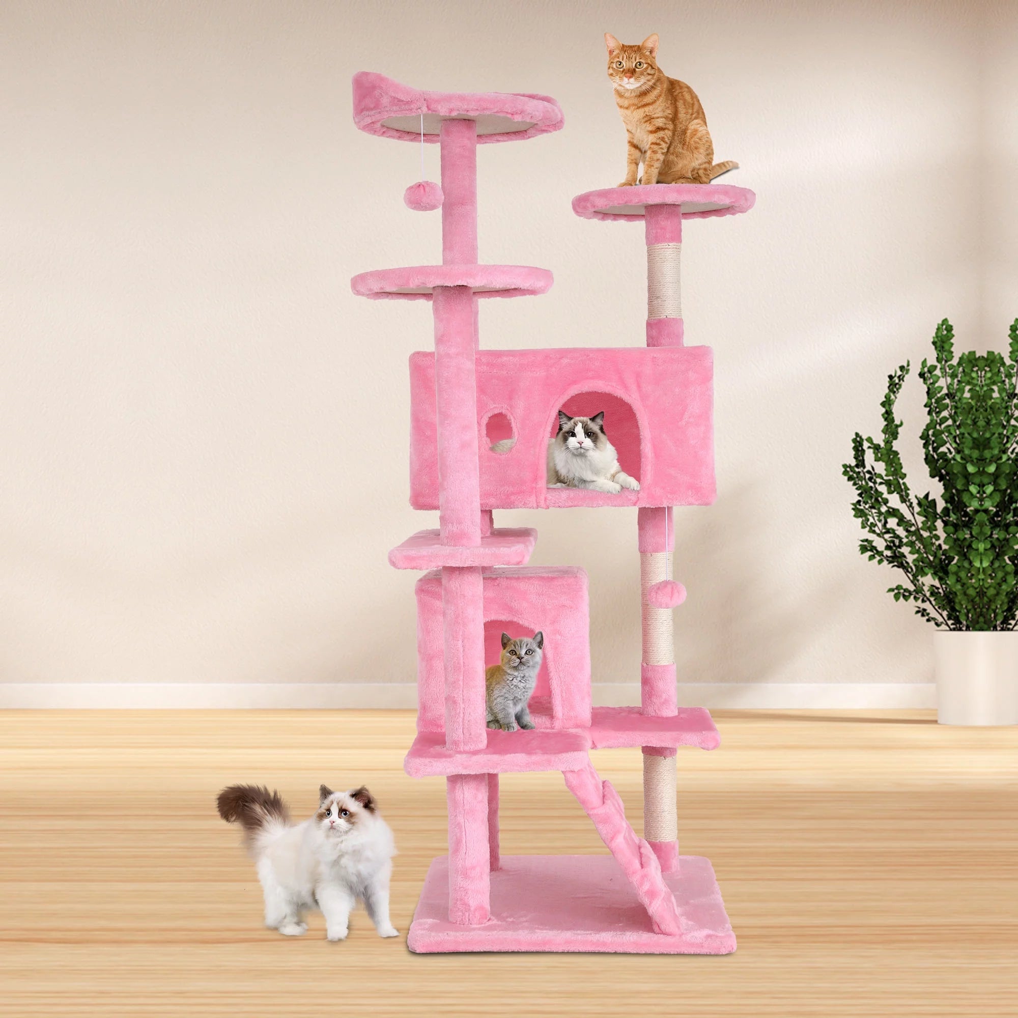 Rascador para Gatos Rosa - imagen 4