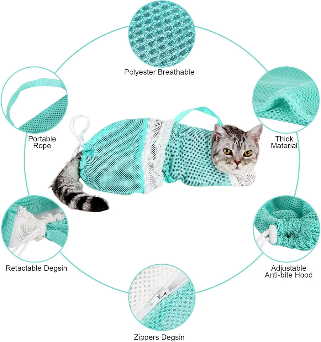Accesorio de Aseo Ajustable Transpirable para Gatos - imagen 6