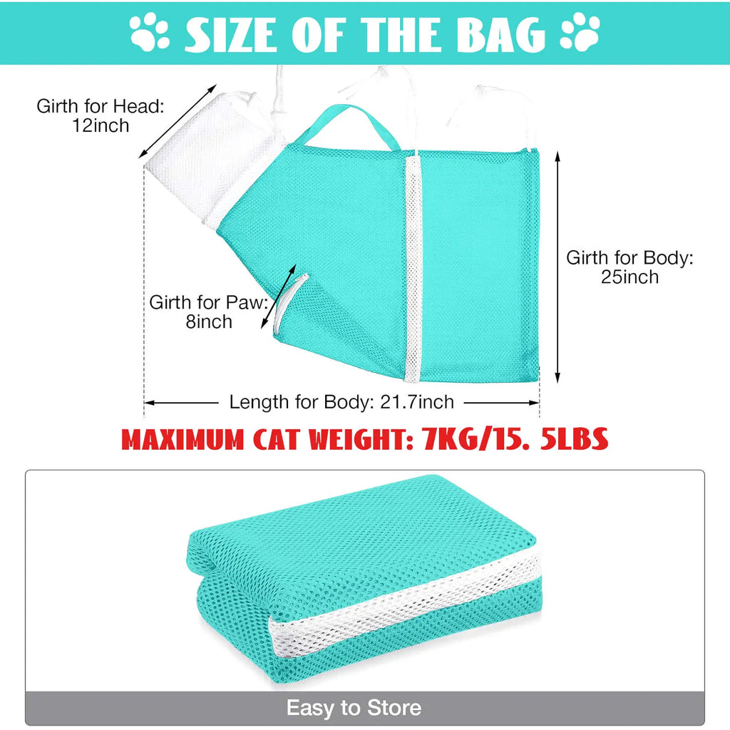 Accesorio de Aseo Ajustable Transpirable para Gatos - imagen 7