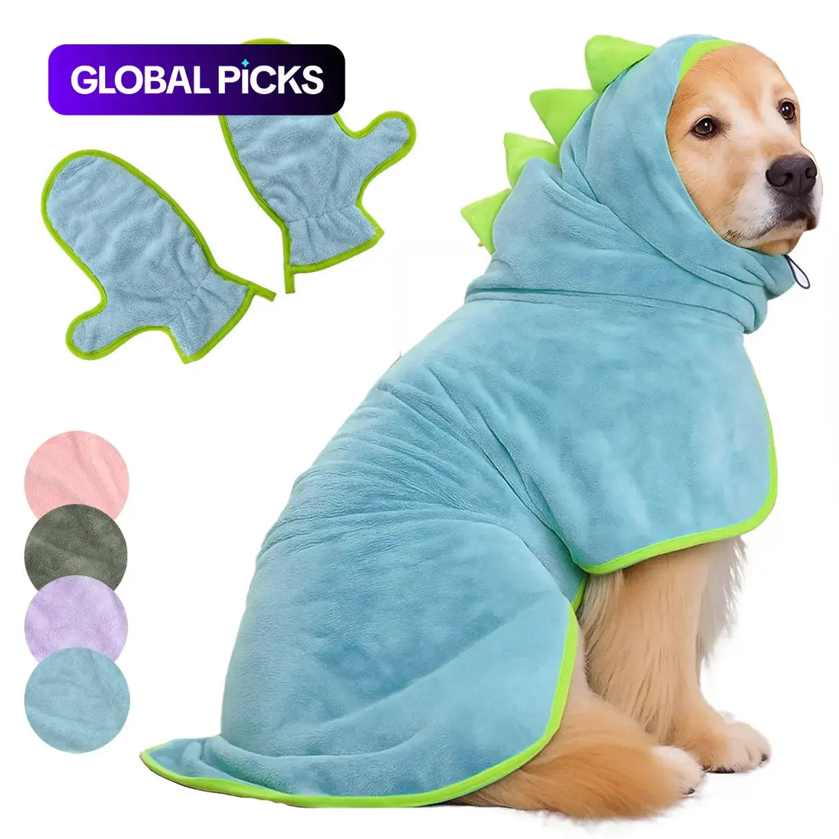 Toalla de Baño Ajustable Set para Perros