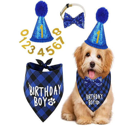 Bandana para Mascotas Azul.
