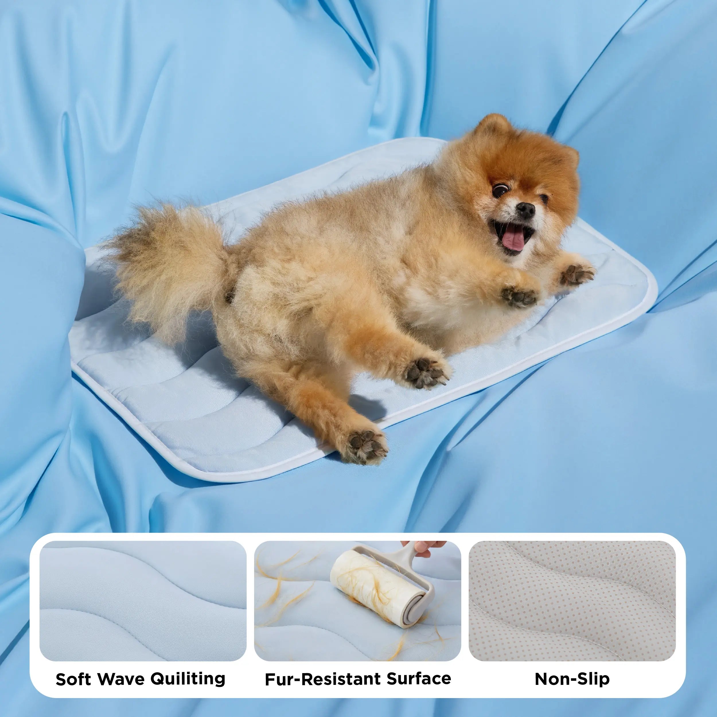 Cama para Mascotas Thin Mat-Azul - imagen 6