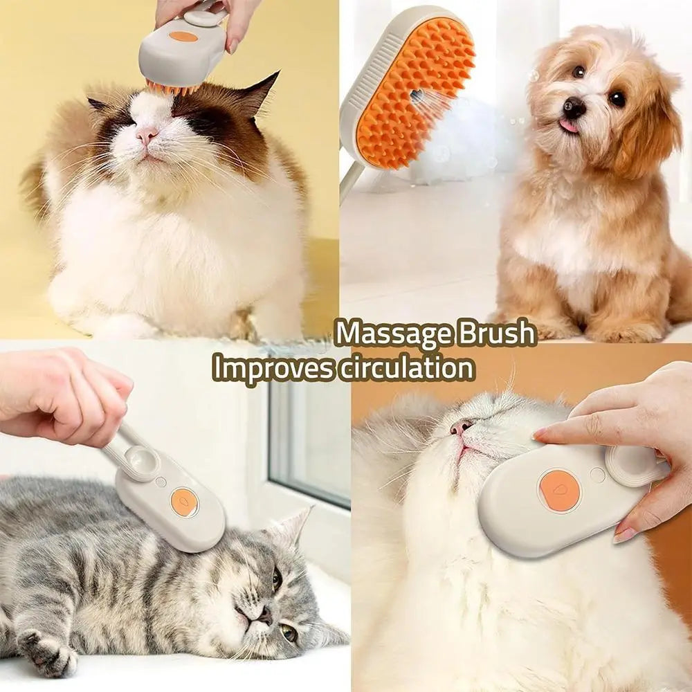 Cepillo de Aseo para Gatos Naranja Marrón - imagen 8