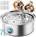 Bebedero Automático Acero Inox. para Perros Dog Water Fountain