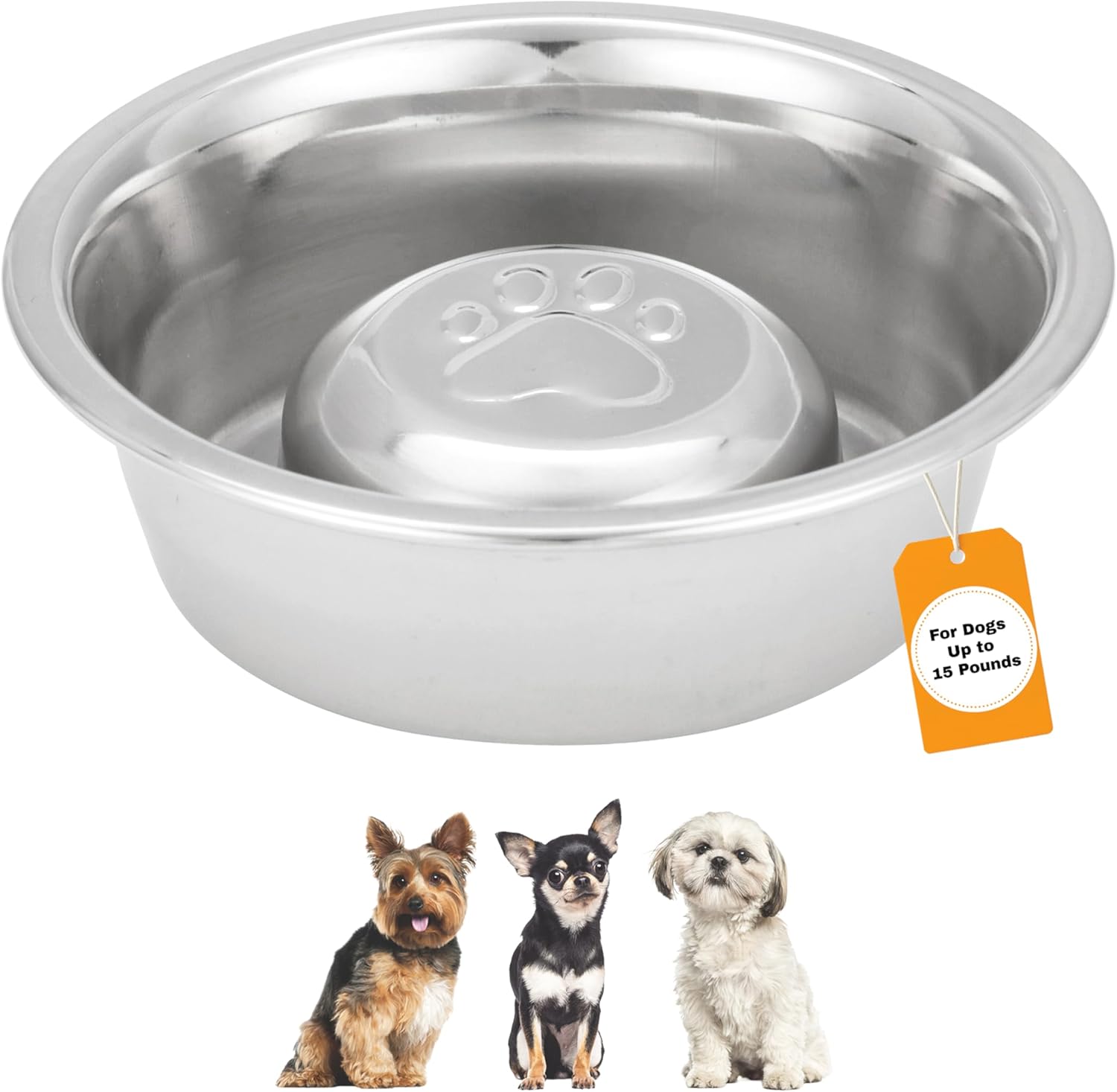 Alimento Set Acero Inox. para Perros