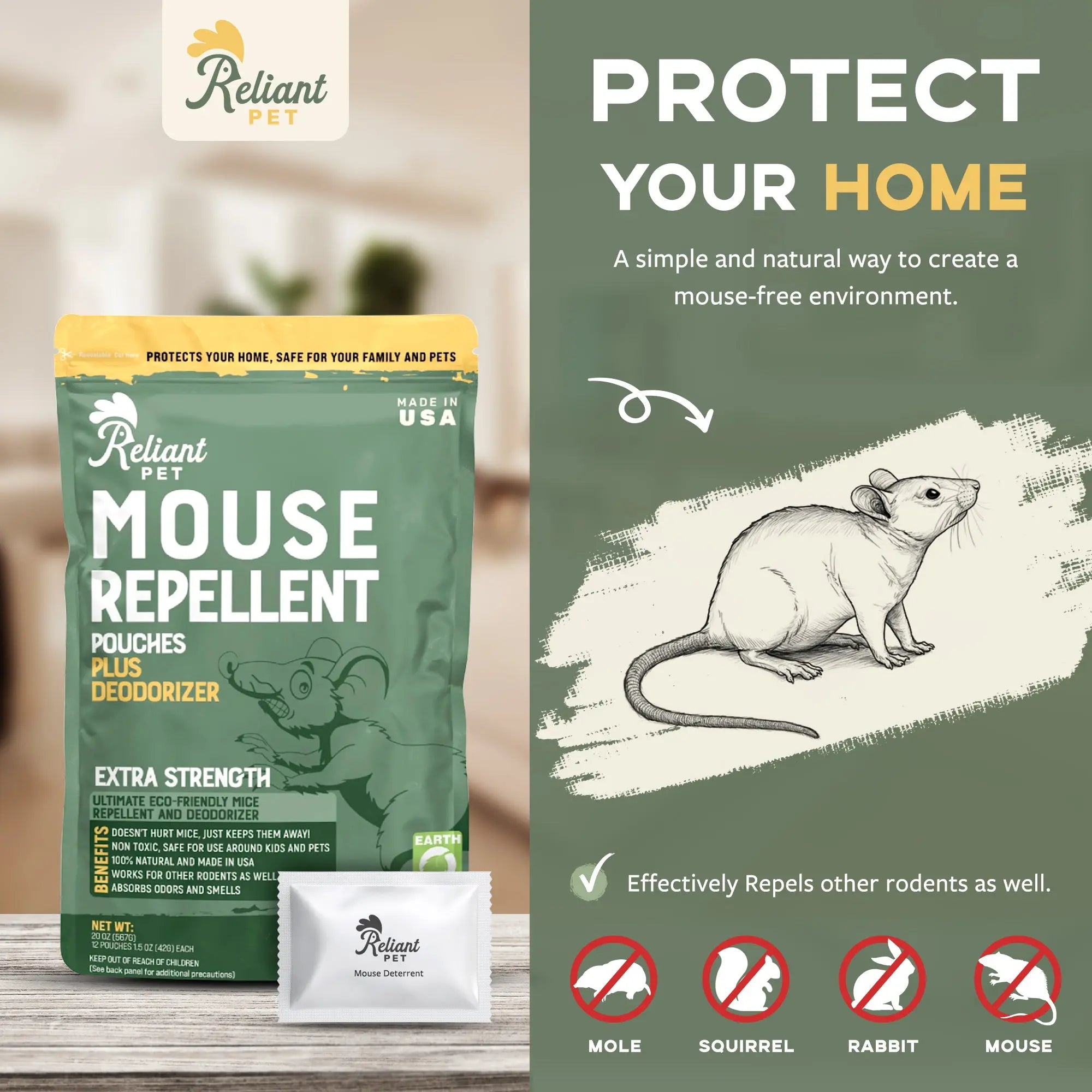 Repelente de Ratones en Bolsitas Reliant Pet - imagen 2