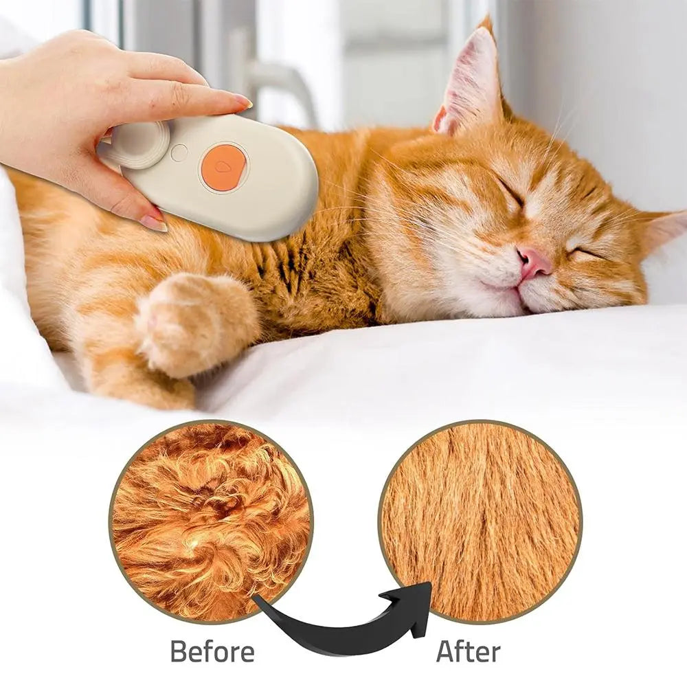 Cepillo de Aseo para Gatos Naranja Marrón - imagen 7