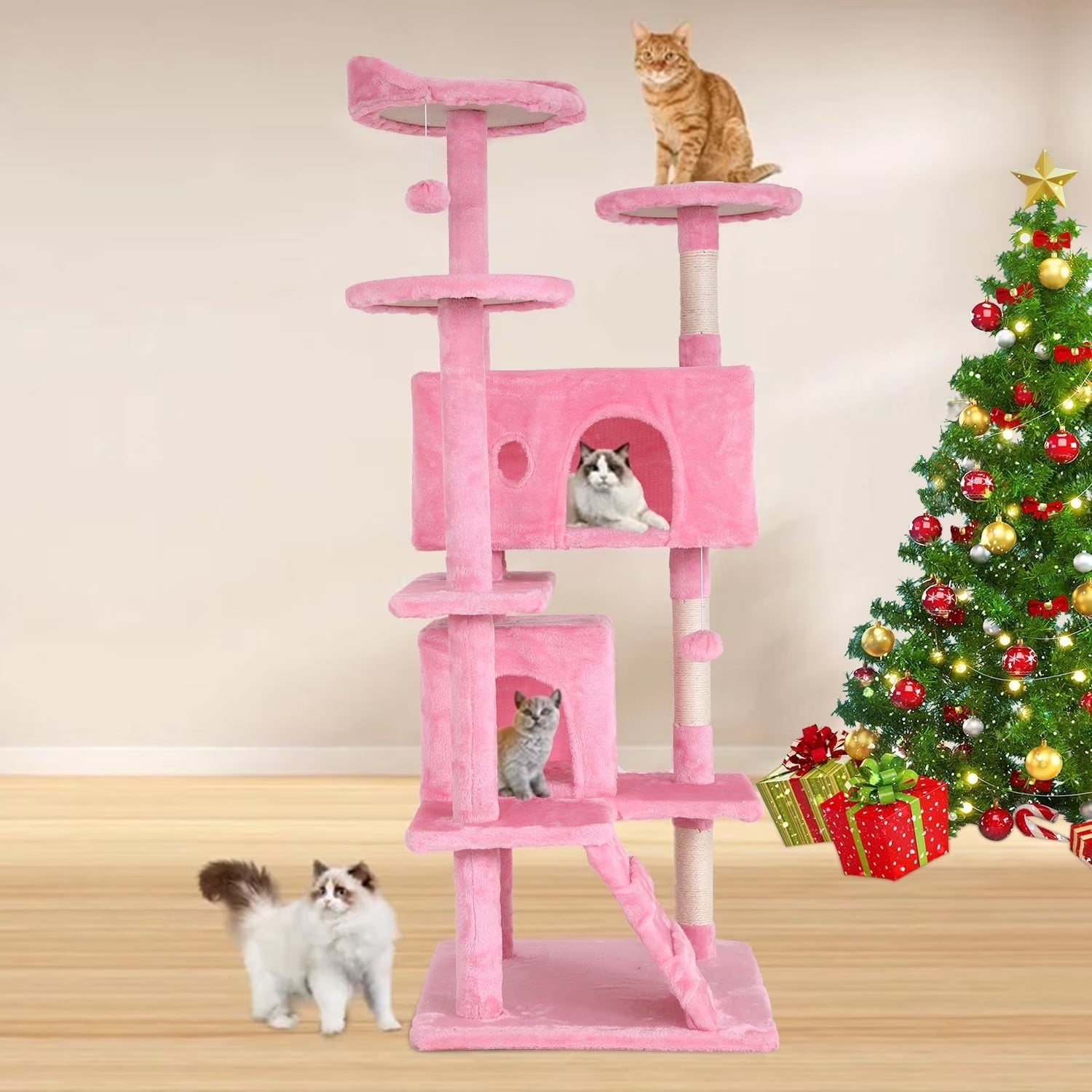 Rascador para Gatos Rosa