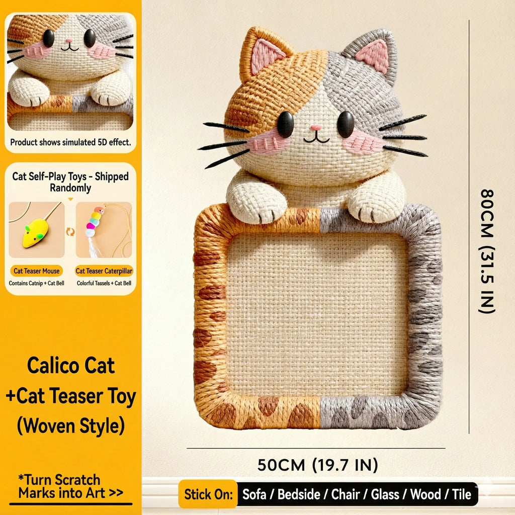 Alfombrilla para Gatos Calico(Tejido 5D)