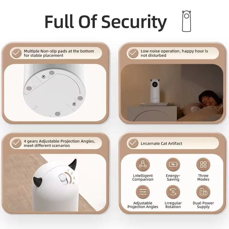 Juguete Láser Automático para Gatos ROJECO - imagen 7