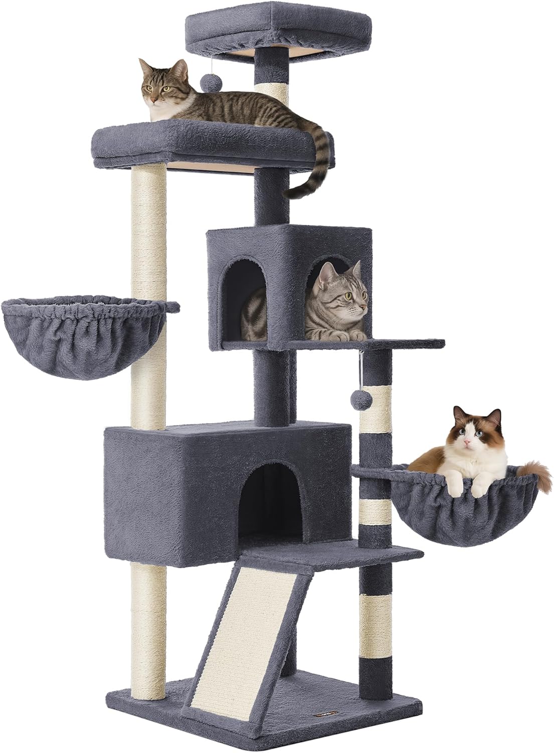 Rascador para Gatos Gris Oscuro