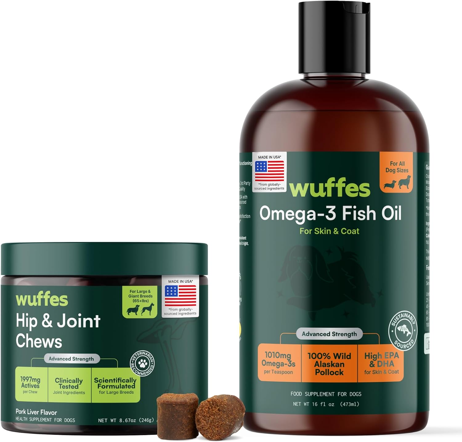 Premio Natural para Mascotas 0-  65Lbs